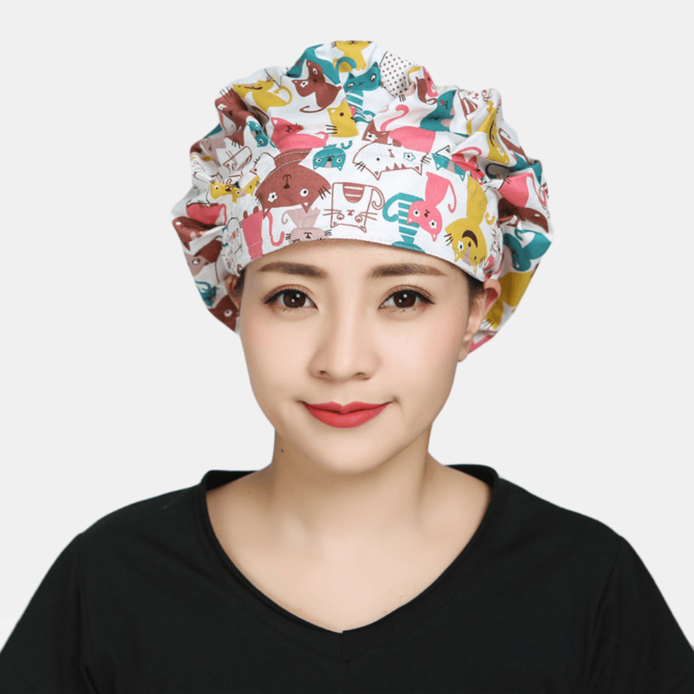 Surgical Caps Scrub Cap Cotton Fabric Nurse Hat - MRSLM