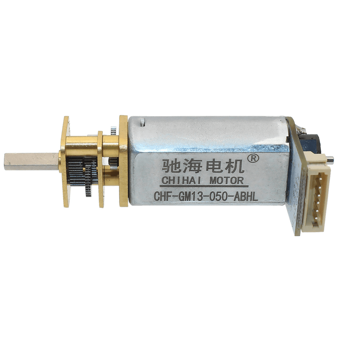 Chihai DC 6V Gear Motor Hall Encoder Motor 70Rpm 800Rpm DC Motor - MRSLM