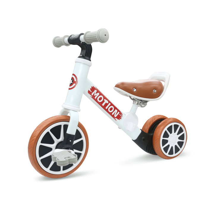 PORSA PIM 2-In-1 Multi-Functional Kids Tricycle Baby Balance Bike Children Bike with Detachable Pedal for 1-4 Year Old Baby - MRSLM