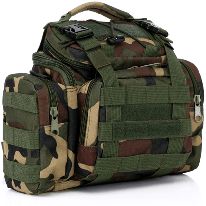 Outdoor Tactical Molle Backpack Camera Shoulder Pack Bag Waist Pouch Hiking Camping Travel Handbag - MRSLM