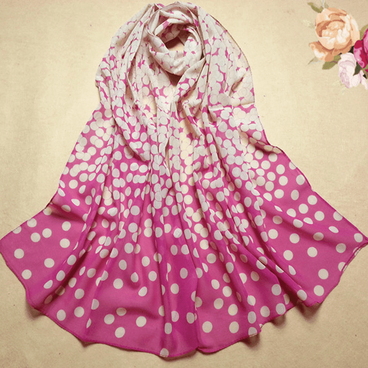 Ladies Chiffon Scarf Water Freezing Point - MRSLM