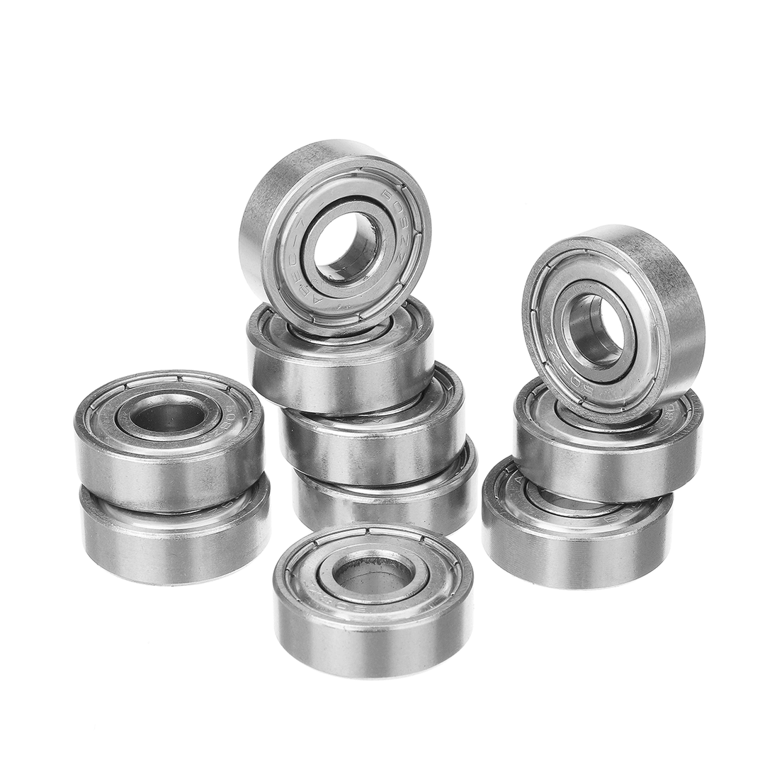 10Pcs High Carbon Steel Bearing 608ZZ Miniature Double Shielded Ball Bearing - MRSLM