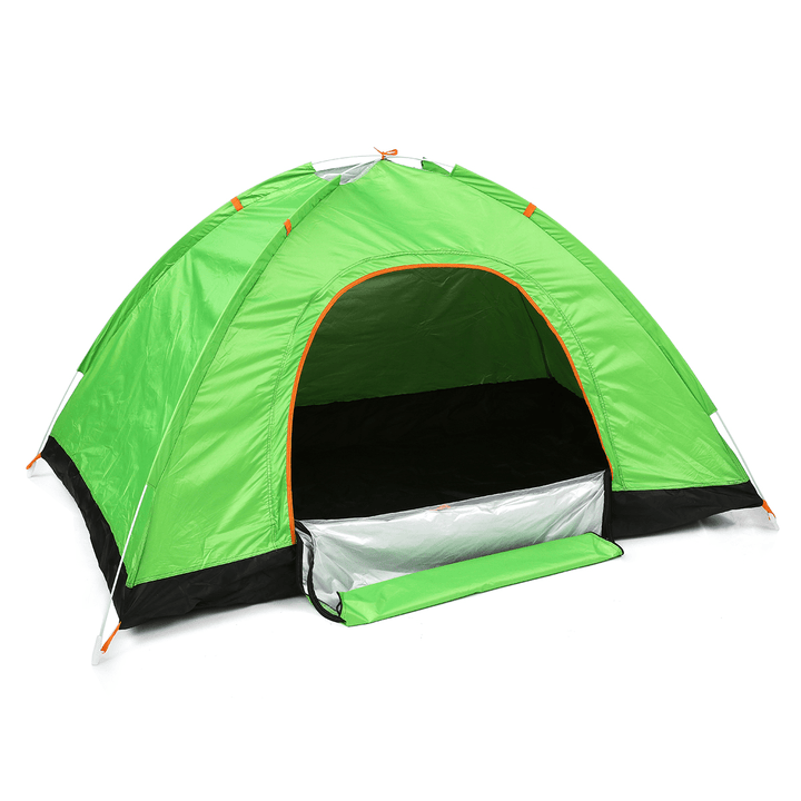 Portable Double Door Folding Tent 2-3People Waterproof Fully Automatic Tent Outdoor Camping Hiking Traveling Tent Sunshade - MRSLM