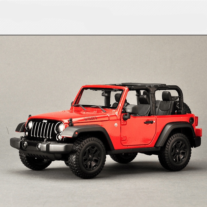 Jeep Alloy Car Simulation Car Model Collection Gift - MRSLM