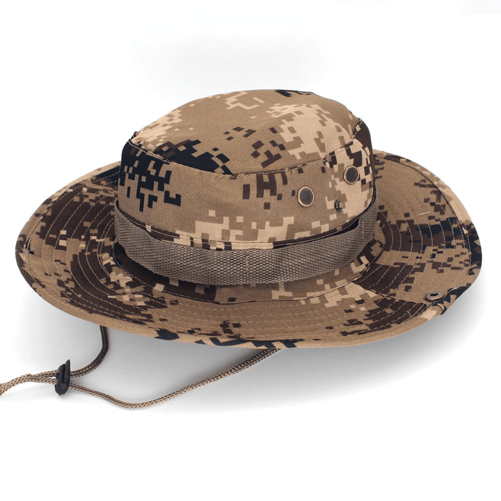 Leisure Jungle round Hat Mountaineering Fishing Camouflage Penny Hat - MRSLM