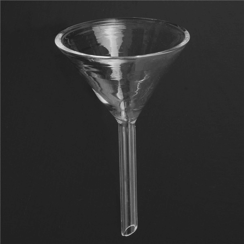 60Mm Transparent Glass Triangle Funnel Lab Glassware - MRSLM