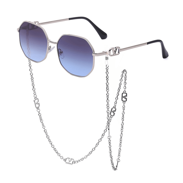 Anti Drop Chain Lanyard with the Same Irregular Sunglasses Women'S Trend - MRSLM