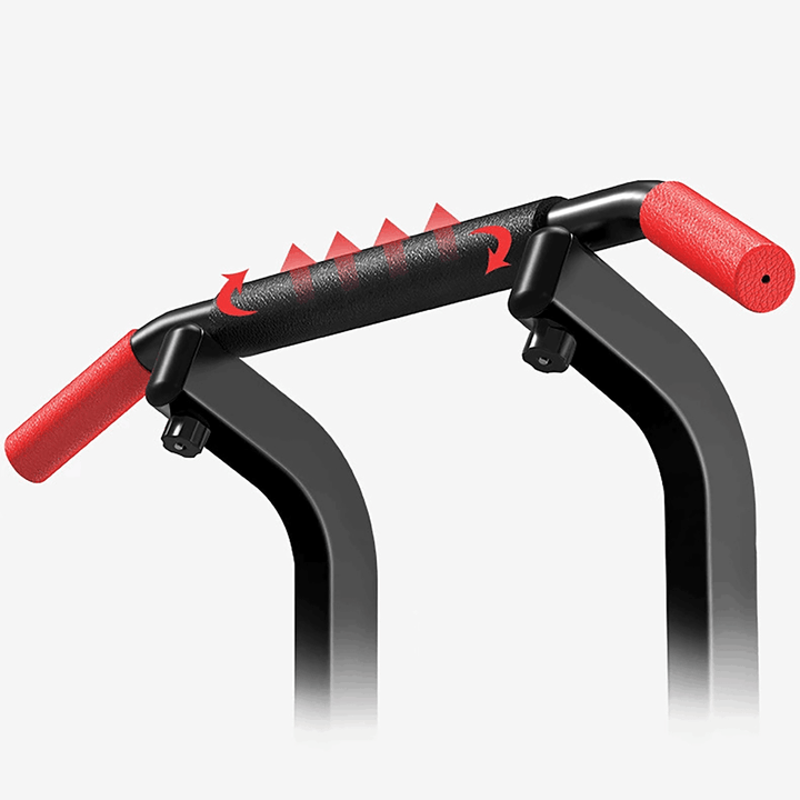 6 Level Height Adjustable Multi-Grip Chin up Bar Indoor Push up Station Rack Fitness Training Equipment - MRSLM