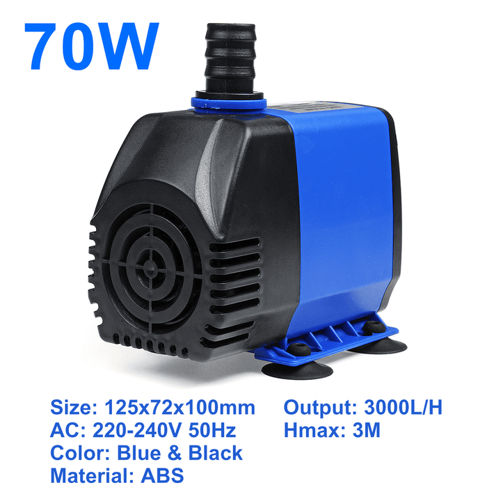 Submersible Water Pump Circulatiion Pump for Pond Aquarium Fish Tank Fountain Water Pump Hydroponics - MRSLM