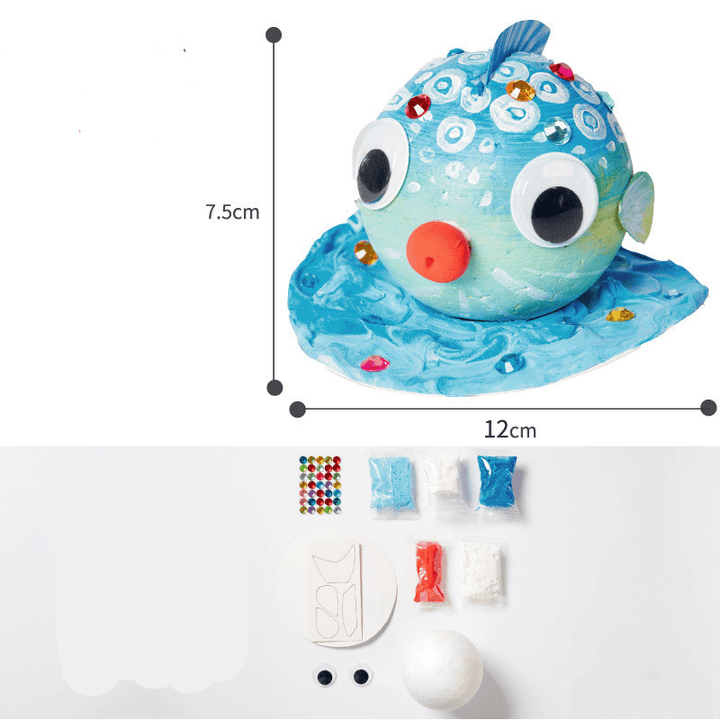 Bubble Fish Toy Bubble Ball Painting Drawing Set - MRSLM