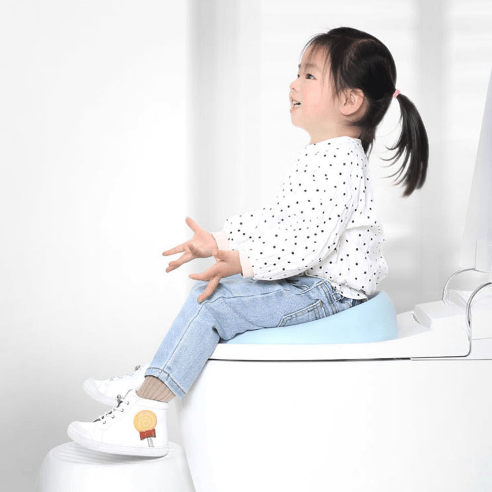 Qborn ZQ01JK Children'S Toilet Bowl Baby Toilet Training Seat Cute Potty Children'S Urine Pot Comfortable Portable High Stool Baby Potties from Xiaomi Youpin - MRSLM