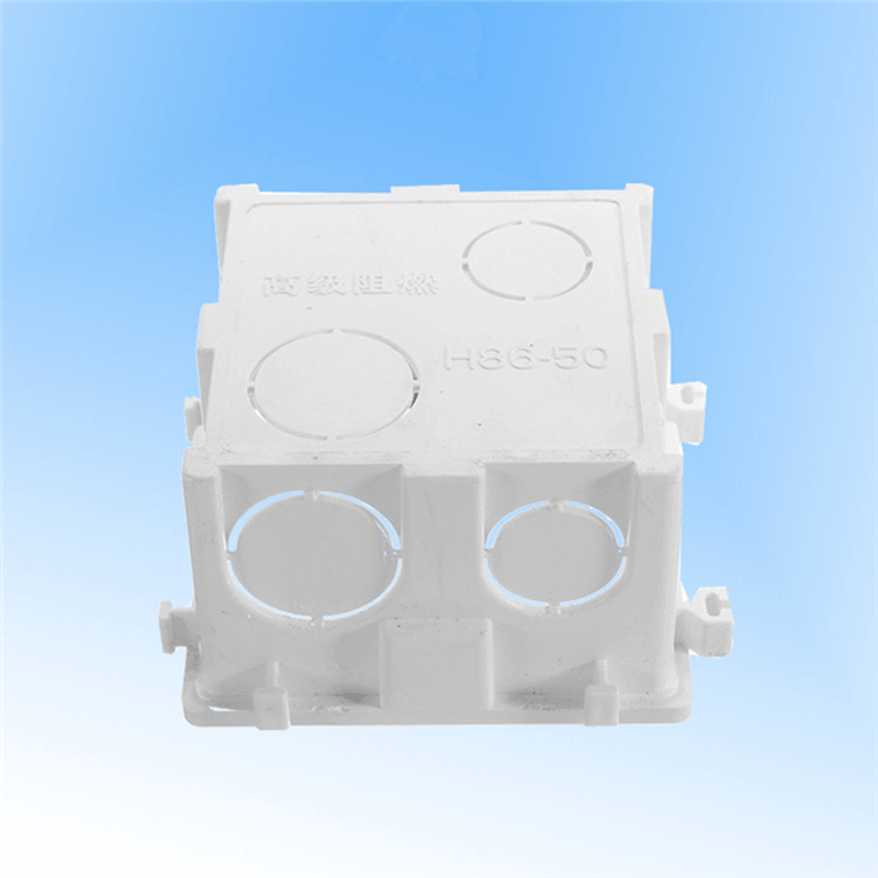 86X86Mm Wall Plate Box Universal White Socket Switch Back Cassette - MRSLM