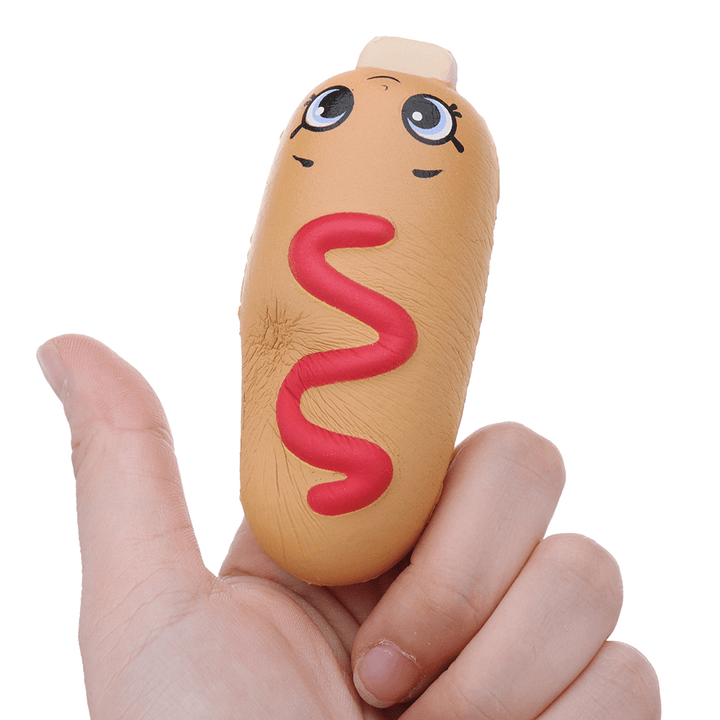 Hot Dog Squishy 8CM Slow Rising with Packaging Collection Gift Soft Toy - MRSLM