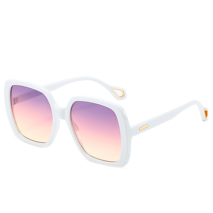 Fashion Square Frame Retro Ladies Sunglasses - MRSLM