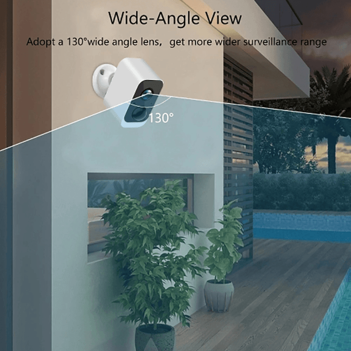 1080P WIFI Rechargeable Battery Powered Security Camera IP66 Waterproof Outdoor Camera Low Power Consumption 2-Way Audio Night Vision Indoor Home Security Camera Baby Monitor with Cloud Service - MRSLM