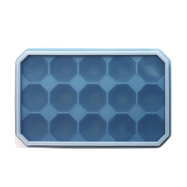 15 Grid Diamond Ice Tray Silicone Stackable Square Kitchen Ice Mold Set for Home Kitchen Accessories - MRSLM