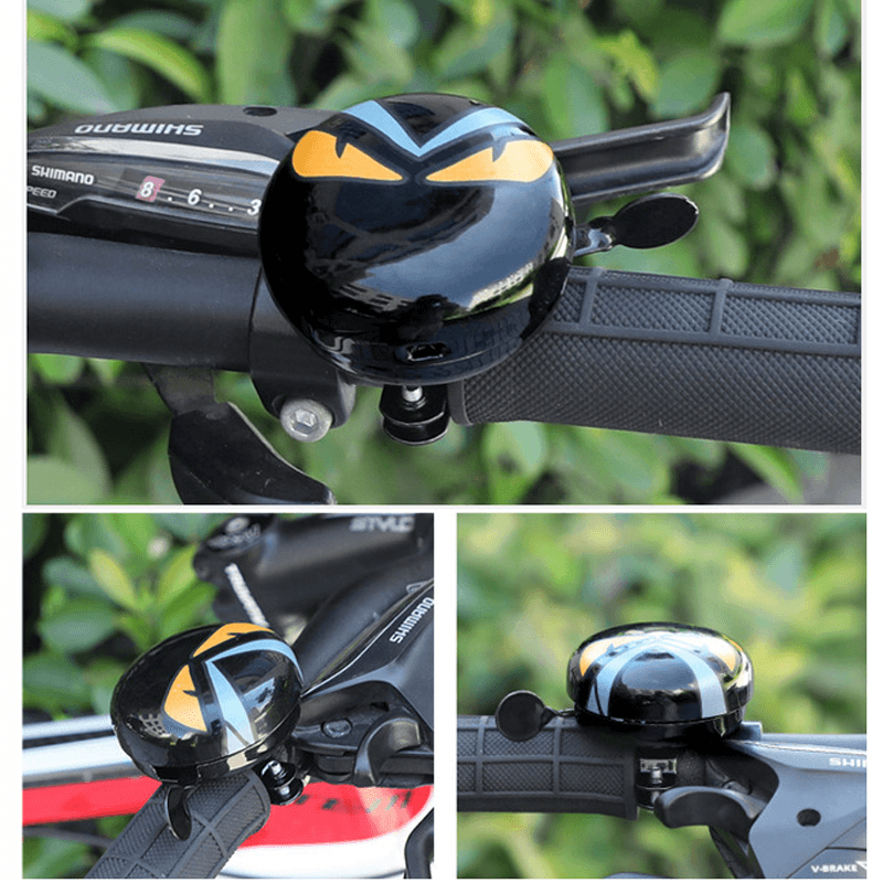 ROCES Safe Riding Steel Alloy Creative Shape Bicycle Bell Durable Loud Sound Bike Bell Horns for MTB Electric Bike - MRSLM