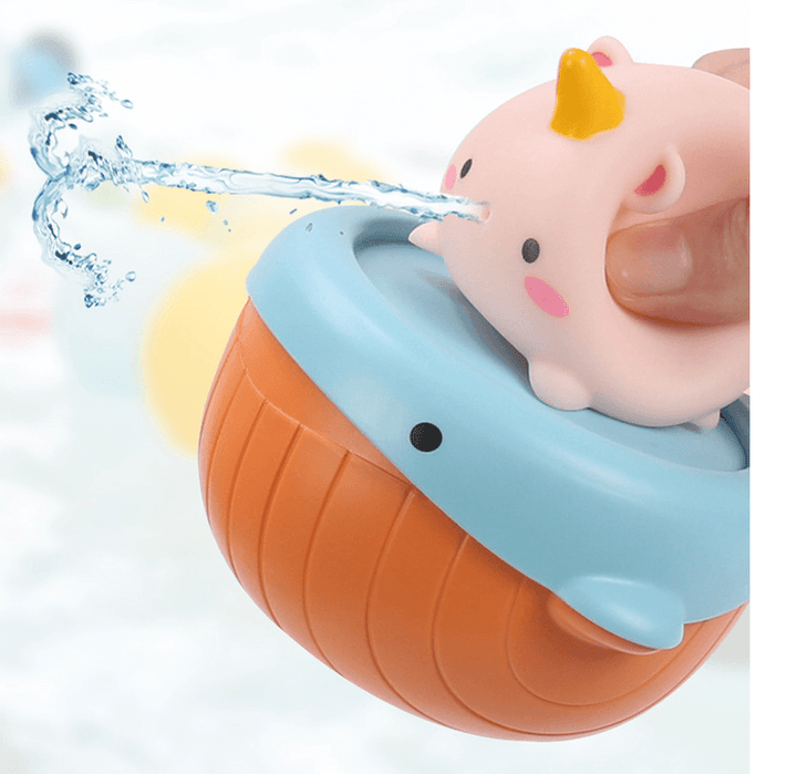 Baby Bathing Swimming on the Chain Little Turtle Playing in Water Toys - MRSLM