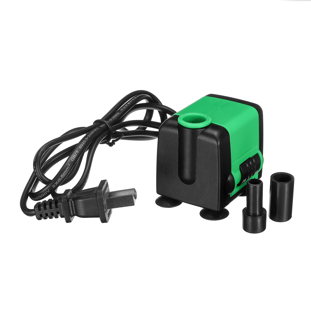 3-75W Adjustable Submersible Water Pump Quiet Detachable Aquarium Fish Pond Tank Fountain Water Pump with Suction Cups - MRSLM