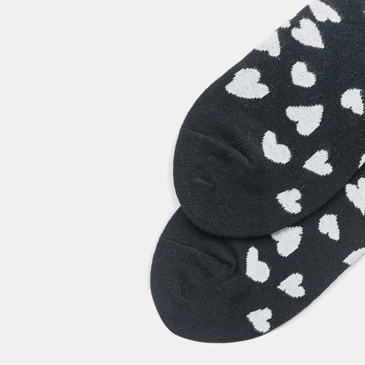 Cotton Socks Heart-Shaped Trend Middle Tube Socks Couple Men and Women the Same Paragraph - MRSLM