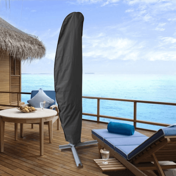 Outdoor Patio Yard Parasol Umbrella Waterproof Shade Cover UV Dust Protector - MRSLM