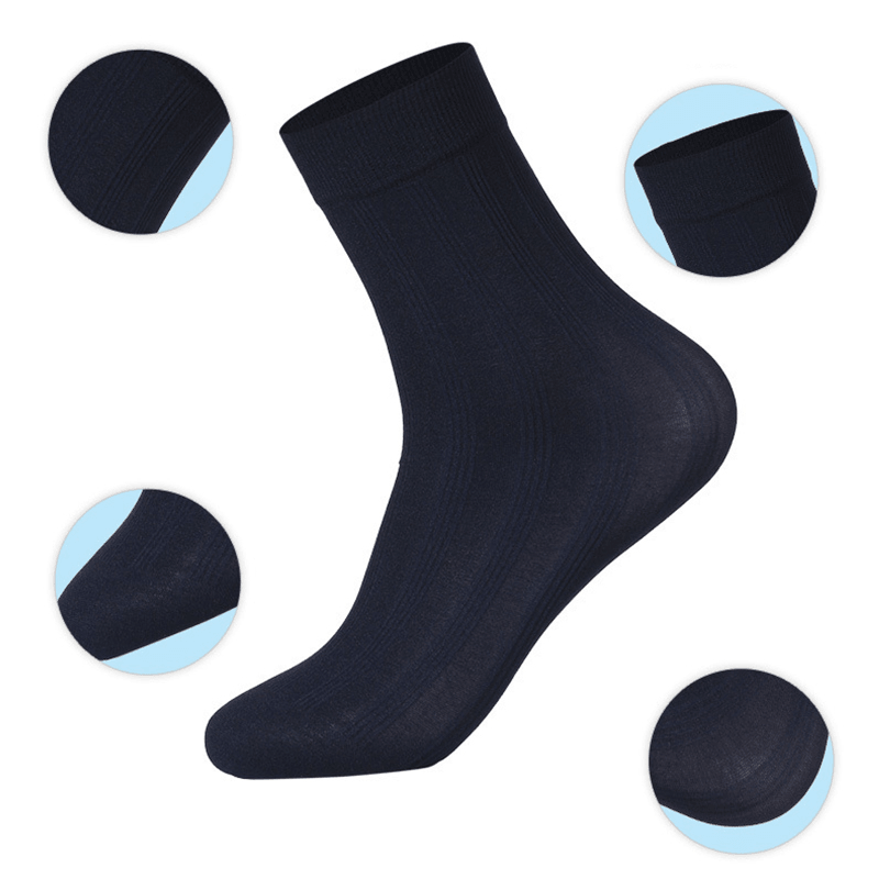 10 Pairs Balck Men Cotton High Sesilience Breathable Low Cut No Show Non Slip Athletic Sock - MRSLM