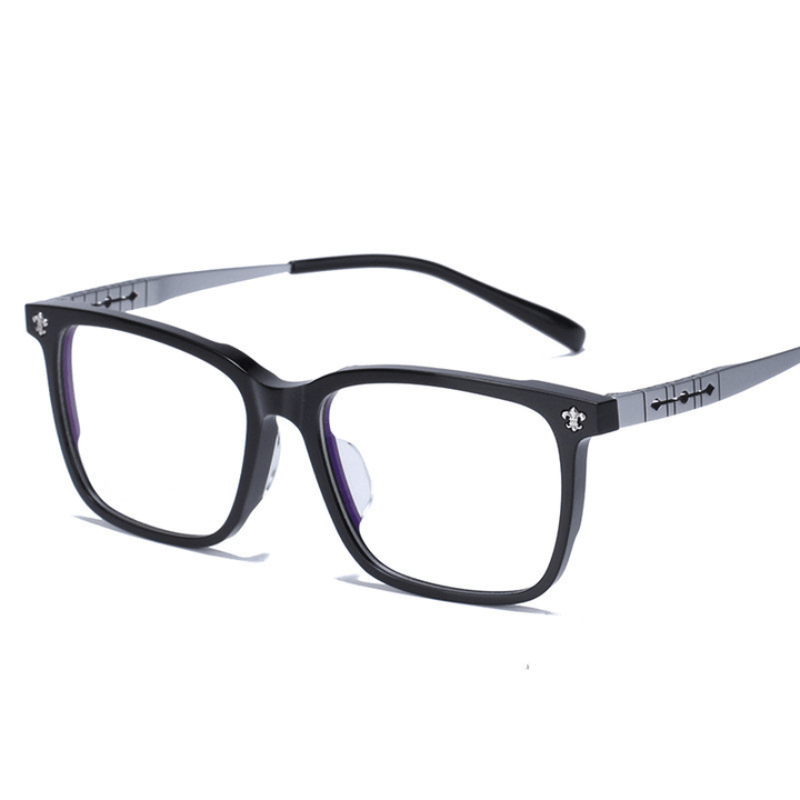 New Black Plate Pure Titanium Krona Spectacles Frame - MRSLM