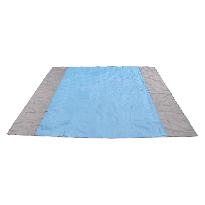 210X200Cm Picnic Blanket Oxford Foldable Beach Mat Waterproof Quick Drying Sand Proof Camping Blanket Outdoor Travel with Storage Bag - MRSLM