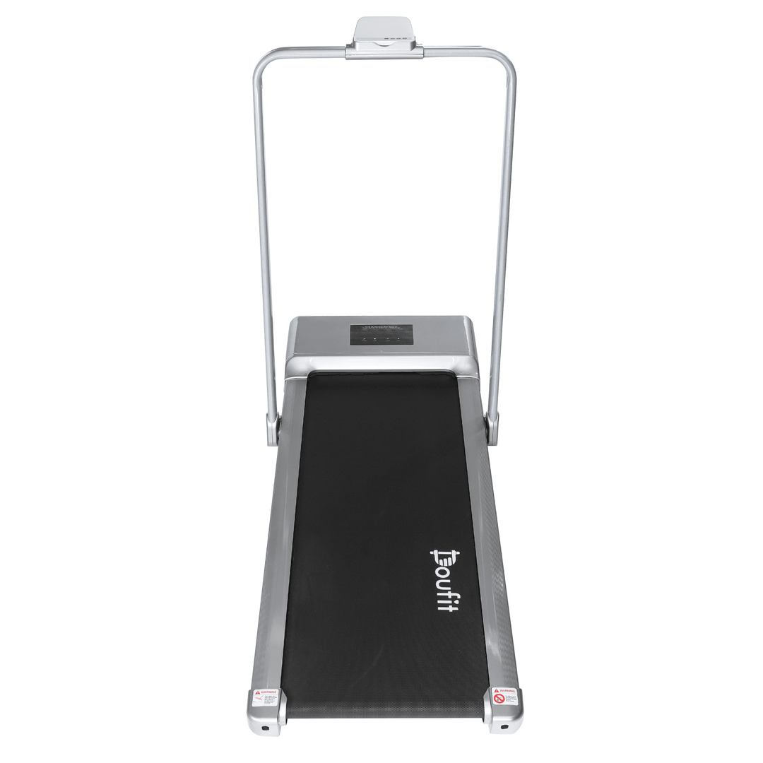 Doufit TD-01 2-In-1 Folding Treadmill Walking Exercise Machine with LED Display Remote Control for Home Office Gym Fitness - MRSLM