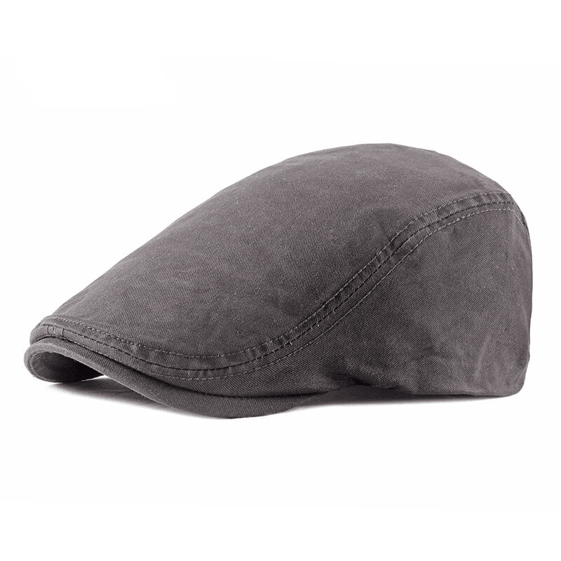 Men'S Simple Art Retro Casual Spring and Autumn Beret - MRSLM