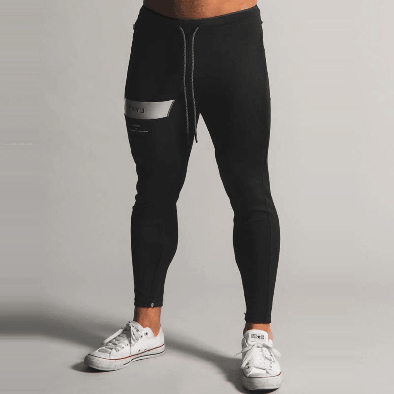 Slim-Fit Feet Sweatpants, Long Casual Fitness Pants - MRSLM