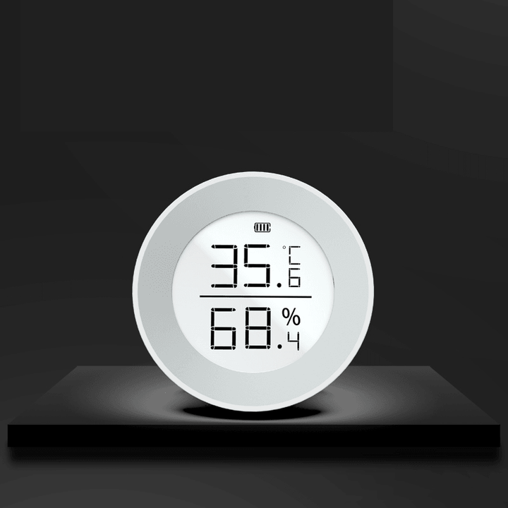 Digital Circular Indoor Temperature Hygrometer Humidity Temperature Measurement for Indoor Home Office Measurement - MRSLM