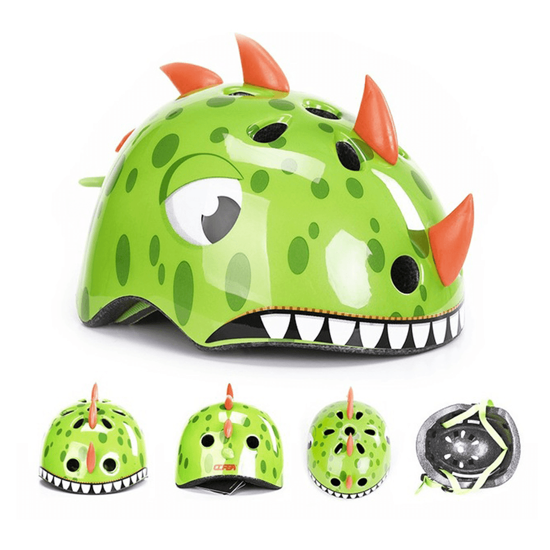 Cartoon Kids Animal Bike Safety Helmet Children Eps Bicycle Skating Protetive Helmets Outdoor Sport Protetive Accessories - MRSLM