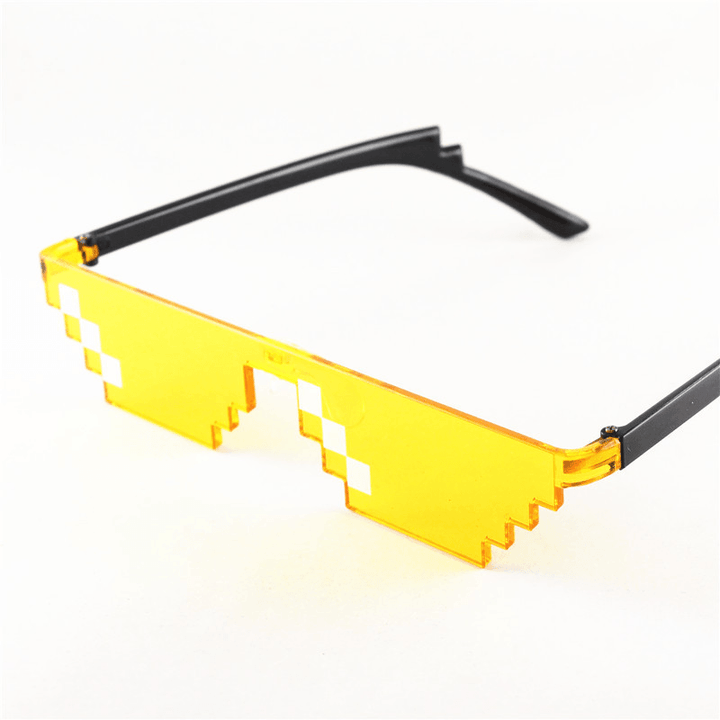 Mosaic Pixel Sunglasses Anime Peripheral Spoof Costume - MRSLM