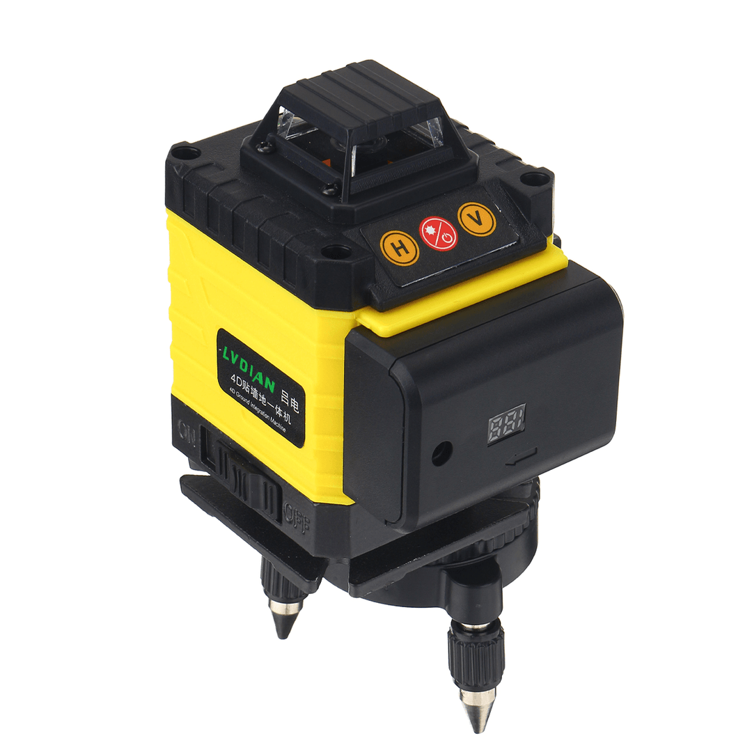 360° Rotary 16 Lines Self Leveling Laser Level 4D Green Beam Auto Measuring Tool - MRSLM