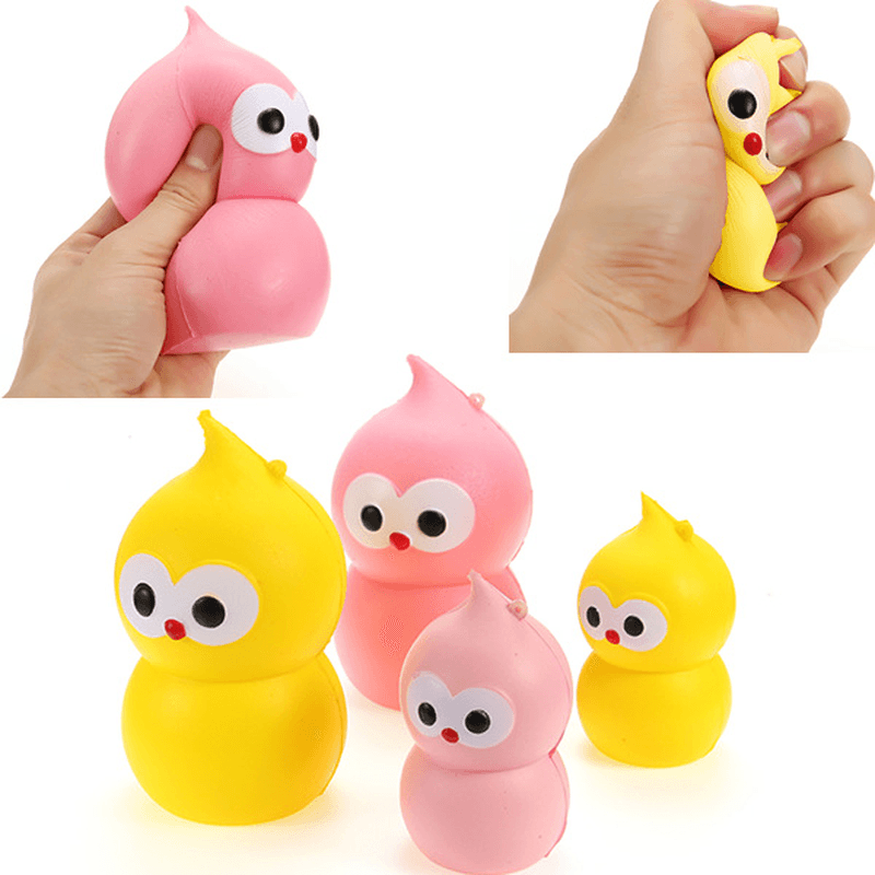 Squishy Gourd Dolls Parents Slow Kids Toy 13.5*7*7CM L Kids/Adults Gift Stress Relieve Toy - MRSLM