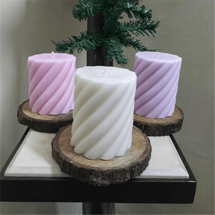 Candle Mold Plastic Spiral Shape DIY Craft Tool for Wax Candle Mould Making - MRSLM