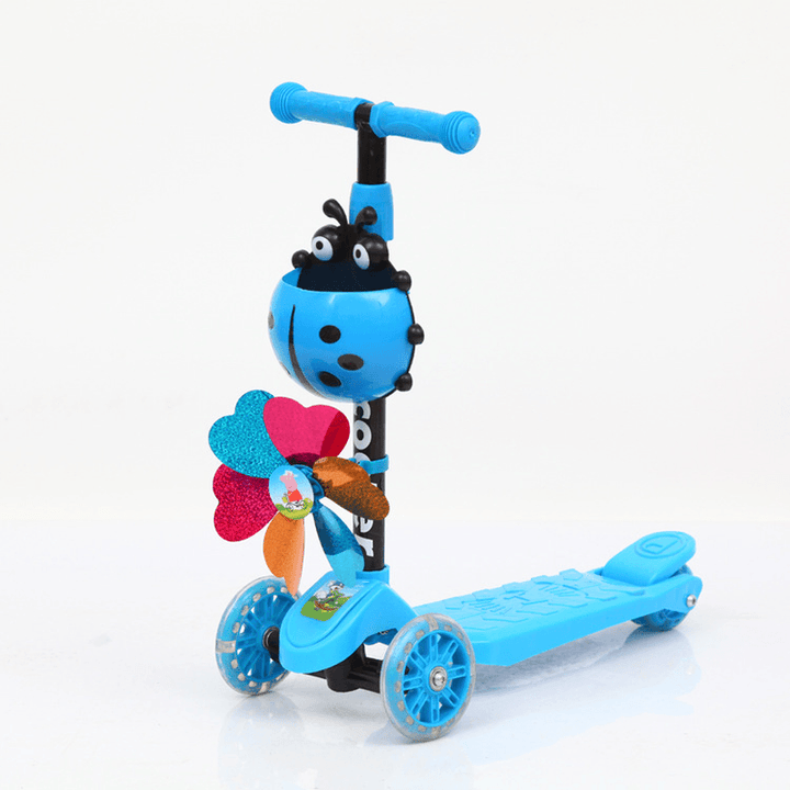 Children'S Four-Wheel Scooter Balance Scooter - MRSLM