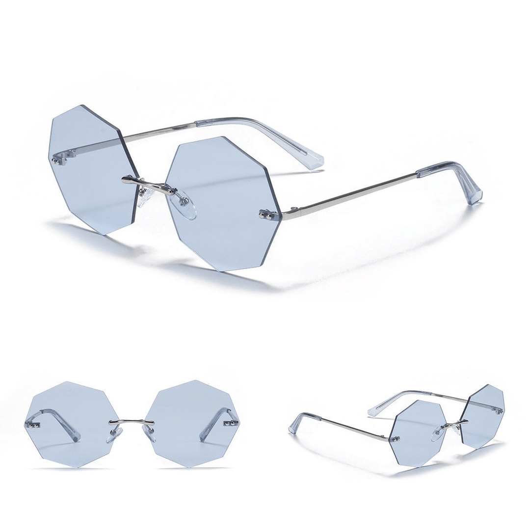 Women'S Polygonal Frameless Sunglasses - MRSLM