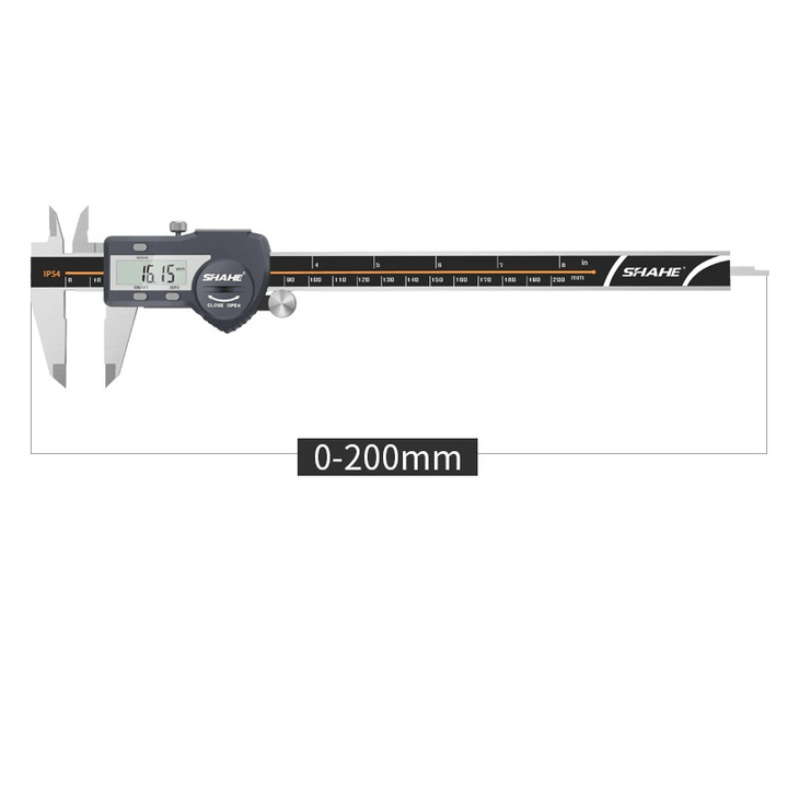 Shahe0-150/200Mm Bluetooth Digital Caliper Stainless Steel Electronic Caliper Measuring Tool Support Bluetooth Date Output - MRSLM