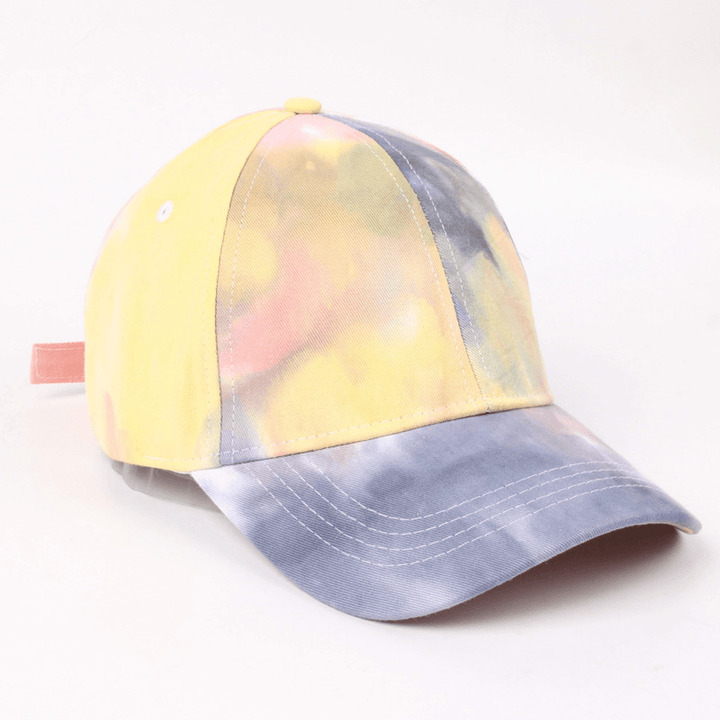 American Baseball Cap Men'S Cross-Border Tie-Dye Fashion Outdoor Hat Ladies Big Cap - MRSLM