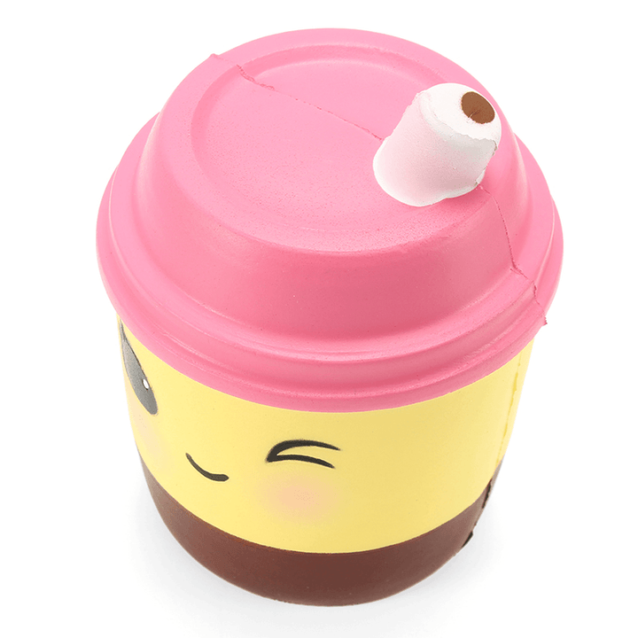 Xinda Squishy Milk Tea Cup 10Cm Soft Slow Rising with Packaging Collection Gift Decor Toy - MRSLM