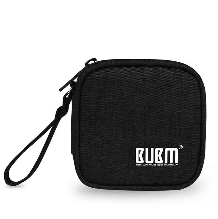 BUBM Travel Carrying Case for Small Electronics and Accessories Earphone Earbuds Cable Change Purse - MRSLM