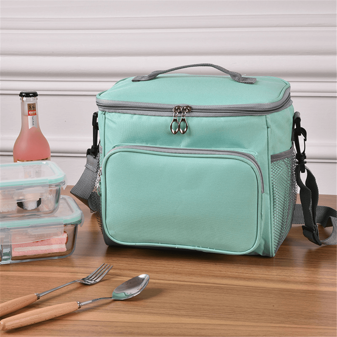 Outdoor Picnic Bag Waterproof Insulated Thermal Cooler Lunch Box Tote Lunch Food Container - MRSLM