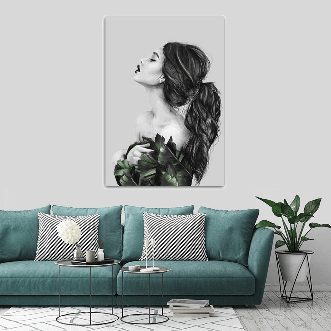 Girl Modern Canvas Print Paintings Wall Art Picture Home Office Decor Unframed - MRSLM