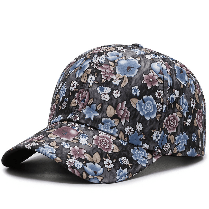 All-Match Cotton Sunshade Small Floral Baseball Cap - MRSLM