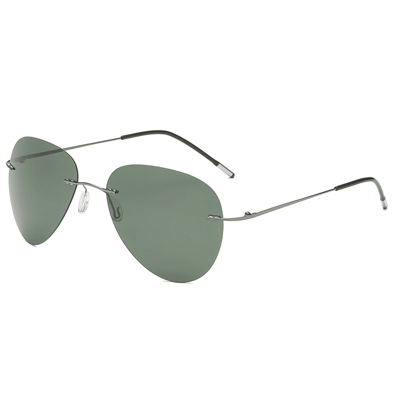 New Frameless Ultralight Polarized Titanium Polarized Sunglasses - MRSLM