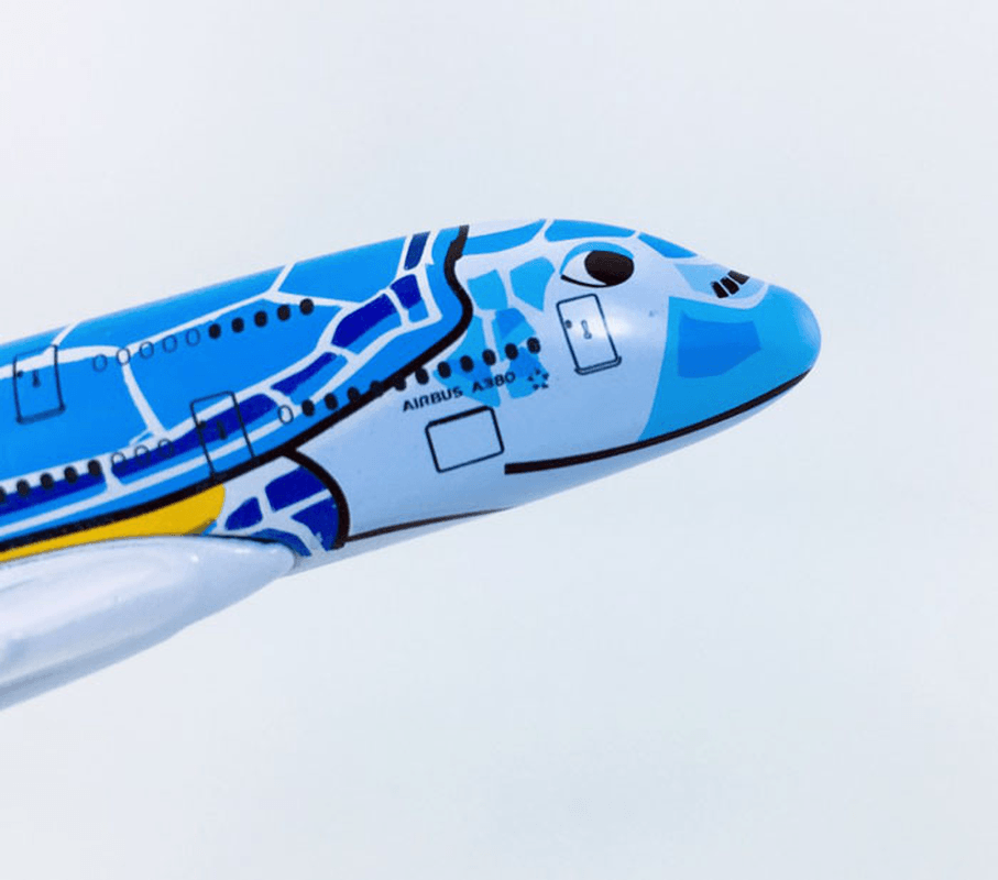 A Solid Alloy Plane Model of Ana Blue Turtle - MRSLM