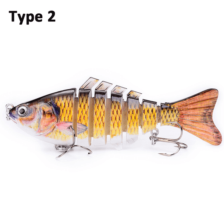 ZANLURE 10Cm 15G Corrosion Resistant Freshwater and Seawater Universal Simulation Bait Multi-Section Lures Submerged Fishing Lures Fishing Lures - MRSLM