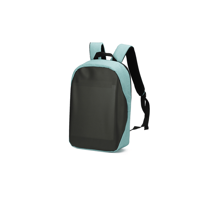 25*25Cm Wifi Connection Intelligent Technology Luminous Backpack Electronic Screen LED TPU Large Capacity Backpack - MRSLM